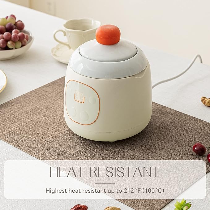 Romanstile Vinyl Placemats Set of 6-12 X 18 Inch - Heat Resistant Place Mats 100% Waterproof Oilproof Wipeable Reversible Faux Leather Table Mats for Kitchen/Dining/Party/Outdoor, Coffee