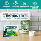 Coffee Maker Cleaner Tablets – Descaling & Cleaning Solution for Coffee Makers, Pot, Espresso Machines – Compatible with Breville, Miele, Keurig, DeLonghi, Nespresso & More – Removes Stains & Oils
