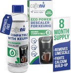Keurig Compatible Descaling Solution. 1 Bottle of Descaler Solution. Descaling Kit Removes Limescale For Hotter Coffee. 2 Uses Descaler For Keurig Coffee Makers.
