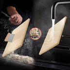 15"x12" Rectangular Pizza Stone for Oven, Grill & Camping, Cordierite Baking Stone with High Heat Resistance