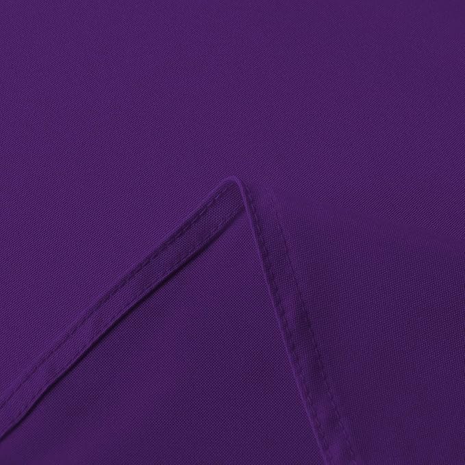 sancua Rectangle Tablecloth - 54 x 78 Inch - Stain and Wrinkle Resistant Washable Polyester Table Cloth, Decorative Fabric Table Cover for Dining Tables, Buffet Parties and Camping, Purple