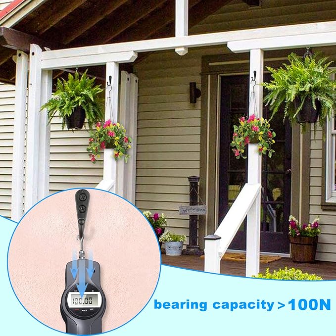 25 Pcs Black Wall Mounted Coat Hooks, Hanger Hook with 50 Pieces Screws for Hanging Hat, Towel, Key, Robe, Coats, Scarf, Bag, Cap, Coffee Cup, Mugs