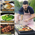 Garlic Press, 304 Stainless Steel Garlic Mincer & Crusher, Heavy Duty, Easy Squeeze, Rust Proof, Easy Clean