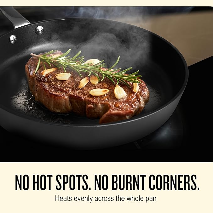 Alva Maestro 8” Ceramic Nonstick Frying Pan – PFAS/PFOA/PTFE-Free, Healthy & Toxin-Free Cooking – Recycled Aluminum, Induction & Oven Safe, Superior Heat Distribution