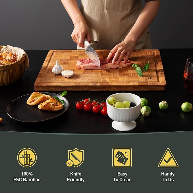 Bamboo Cutting Board Non Slip Over Sink Mother Gifts Best Mama Mommy Bonus Busy Mom Ever Christmas Xmas Birthday Law Step Stepmom Stepmother Have Everything Good Unique Useful Present
