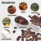 Doosu 1 Tablespoon Coffee Scoop - 18/8 Stainless Steel Heavy Duty Measuring Spoon with Short Handle, Food Grade Metal Tbsp Scoop for Ground Coffee Beans Tea Sugar Powder (15ml)