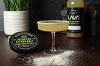 LAVA Premium Jalapeno Citrus Margarita Salt Cocktail Rimmer, All Natural Spicy Margarita Rimmer Salt, Sea Salt Rocks, Real Lime, No Silicon Dioxide, with Easy Screw-On Lid - 6oz