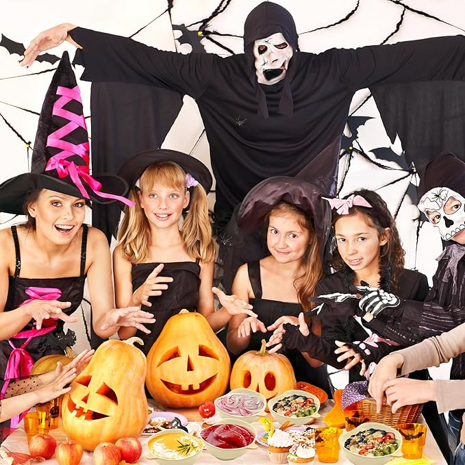 Kolewo4ever 12 Pieces Fall Ceramic Pumpkin Bowl 6 Ounces Ramekins Small Pumpkin Shaped Bowls Orange Dinnerware Decoration for Fall Halloween Serving Dip, Sauce, Condiments,Snack (Yellow)