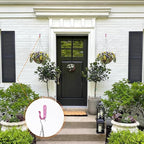 20PCS Wall Hooks for hanging, Metal Wall Hooks for Coats, Coat hooks for Wall, Heavy Duty Single Prong Wall Hooks With 40 Pieces Screws for Hanging Coats，Towel，Backpack，Hat, Dog Leashes (Pink )