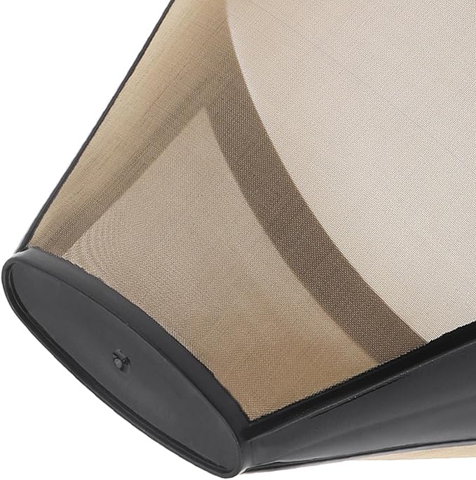 Reusable Coffee Filter Baskets 2PC, Cone Coffee Maker Filters Replacement Compatible with Ninja Coffee Machine, 8-12 Cup Coffee Filters for Cuisinart Coffee Maker Filter and Brewers, BPA Free