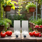 2.8 * 1 Stainless Steel Strawberry Huller Fruit Stem Remover Home Kitchen Tools for Cherry Tomato Strawberry, Silver 2PCS