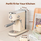 Gevi Espresso Machine 20 Bar with Grinder, Professional Espresso Maker with 35 Precise Grind Settings Burr Coffee Grinders Combos, Super-Automatic Espresso Machines, Gift for Coffee Lover