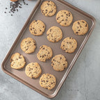 Premium PFOA free Nonstick Baking Pans Bundle of 4 items: 13 x 18 inch Half Baking Sheet Set of 2, 5 x 9 inch Loaf Bread Pan, 9 x 13 inches Cake Baking Pan