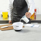 Restaurantware Measuring Cups, 8 Ounce Pack of 10 Conical Spout Baking Measuring Cups, Liquid Scaling Vessel with I-Beam Handle, Embossed Graduations, Clear, Break and Crack Resistant for Baking