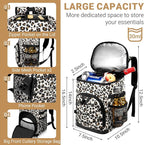 Cooler Backpack, Lightweight and Soft Backpack Cooler for Men Women, Insulated Lunch Bag for Camping Traveling Hiking
