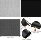 6 Pack Reusable Liners for Toaster Oven Non Stick Fryer Mat Air Fryer Oven Liners Easy Clean Toaster Mat Compatible with Cuisinart, Ninja, Kalorik Microwave(12 x 14 Inch)
