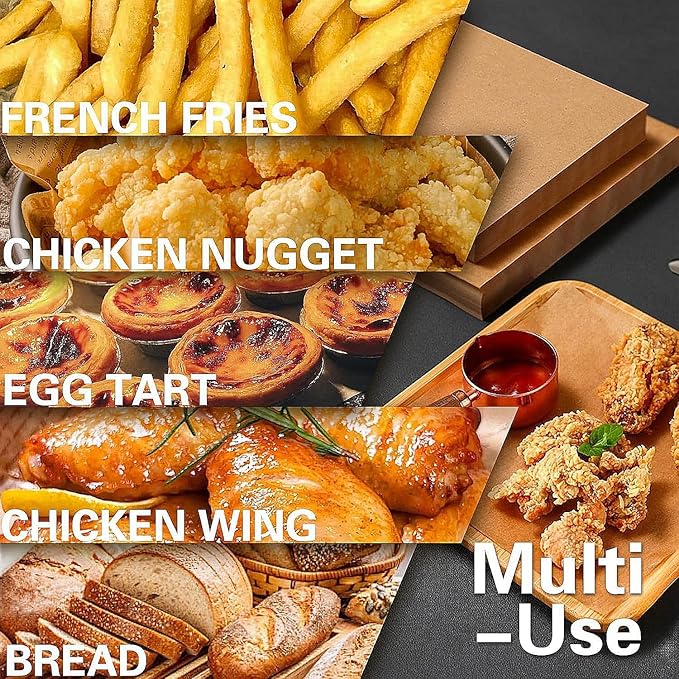 Air Fryer Liners Disposable for Most Small Air Fryer 2-5 Qt, 150 Pcs Square Parchment Paper Mini Air Fryer Liners for 2-5 Qt