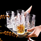 Highball Glasses Set of 6, Water Glasses, Collins Tall Beverage Cups Glassware for Drinks, Water, Beer, Soda, Cocktail 10 OZ