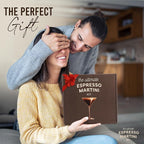 Espresso Martini Kit Gift Set– Complete Martini Maker Set with Espresso Mix, Party-Ready Accessories, and Elegant Decorations for Birthdays and Events, Birthday Gifts for Women