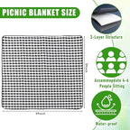 35L Large Insulated Picnic Basket with Blankets Kit Shopping Basket Cooler Bag Leakproof Collapsible Portable Suitable for Picnic Camping Work Hiking Food Delivery Gifts (Grey)
