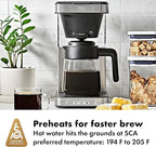 OXO Brew 8-Cup Coffee Maker with Podless Single-Serve Function and Glass Carafe - SCA Certified