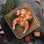 Baking Sheet Pans,2 Pack Nonstick Baking Sheet Pans,Cookie Sheet, Brownie Pan, Bread Pan for Toaster Oven, Small Baking Tray,Bakeware for Cakes, Cookies & Breads (8 Inches)