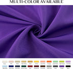 Softalker Rectangle Tablecloth, Waterproof & Stain Resistant Square Table Cloths Wrinkle Free Fabric Washable 210GSM Polyester Table Cover for Spring/Party/Outdoor - 54 x 54 inch,Purple