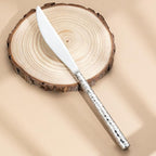 Hammered Silverware Set,Zerophilo Flatware Set 20 Pieces 18/10 Stainless Steel Cutlery Set for 4 Mirror Polished,Dishwasher Safe