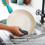 GreenPan Rio Healthy Ceramic Nonstick 16 Piece Cookware Pots and Pans Set, PFAS-Free, Dishwasher Safe, Turquoise