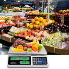 Goplus 66 LB Deli Scale Price Computing Commercial Food Produce Electronic Counting Weight (Silver)