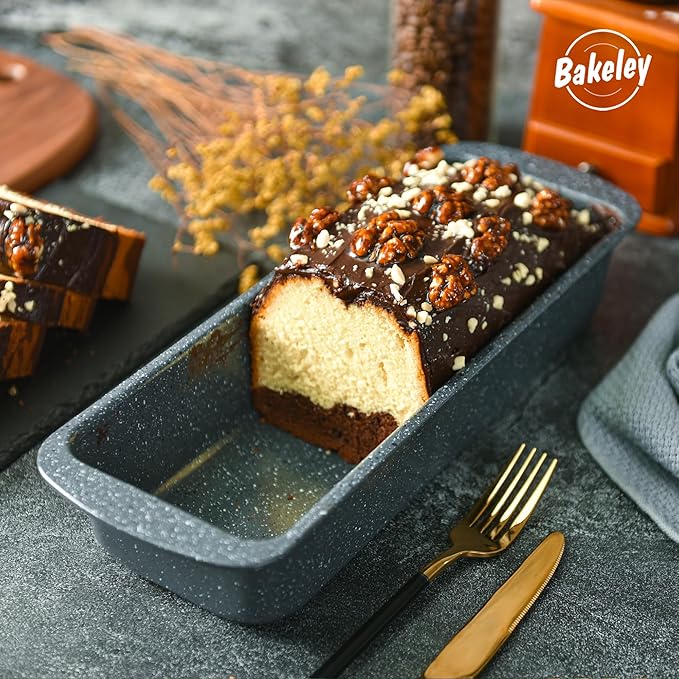 Loaf Pan 12-Inch Non-Stick Warp-Resistant Bakeware Rectangle Bread and Cake for Oven Instant Baking 13.8" x 4.8"