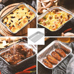 20-Pack Aluminum Grill Drip Pans for 6415 Weber Grill, Universal Disposable Foil Grease Tray Liners for Weber Spirit, Traveler, Genesis, Q Series