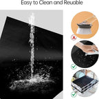 UBeesize 2 Pack Thickened Oven Liners for Bottom of Oven BPA & PFOA Free, Reusable 16x24 Inch Heavy Duty Non Stick Teflon Oven Mats, Fit Electric Gas Toaster Convection Microwave Ovens Grills