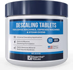 Essential Values Descaling Tablets (24 Count/Up To 24 Uses) For Jura, Miele, Bosch, Tassimo Espresso Machines and Miele Steam Ovens