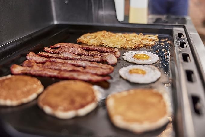 Weber Rust-Resistant Outdoor Griddle Insert for Searwood and Large Spirit Series Grills, Full-Size