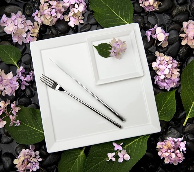 Fortessa Dragonfly 18/10 Stainless Steel Flatware 10-Inch Table Fork, X-Large, Set of 12