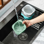 PLUS 1000ml Pizza Dough Proofing Containers for DIY family Artisan Pizza, Food Grade Silicone Stackable Boxes with Lids, Freezer, Fridge, Dishwasher Safe,4sets (Green)