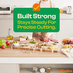 Riveira Acacia Wood Cutting Board – Gourmet Acacia Grandeur: 20 x 30 Wooden Cutting Board – Natural Wooden Cutting Boards For Kitchen Decorative – Innovative Juice Grooves Acacia Wooden Chopping Board