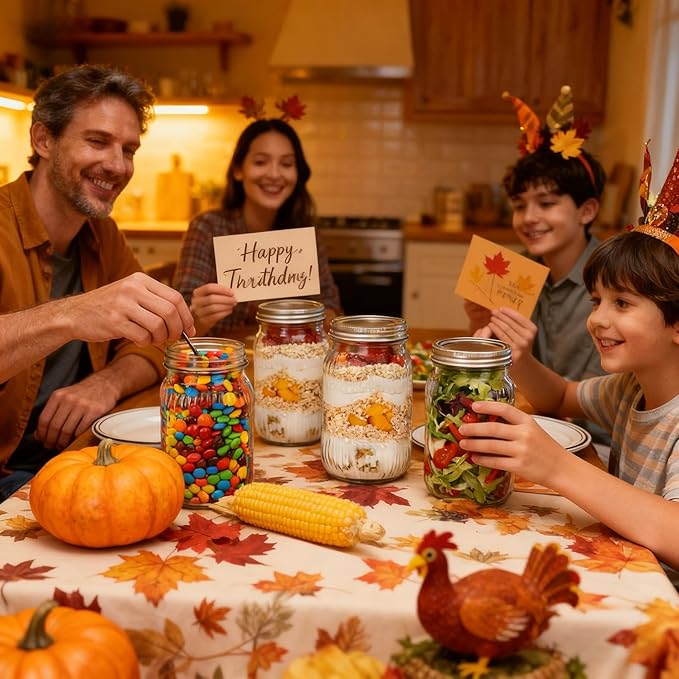 WELLIFE Wide Mouth Mason Jars, 6 Pcs Mason Jars 32 OZ for Preserving,Jam,Honey,Wedding Favors,Sauces,Meal Prep,Salad,Yogurt & Decor