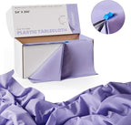Exquisite Party Solids 54 Inch X 300 Feet Lavender Plastic Table Cover Roll in A Cut - to - Size Box with Convenient Slide Cutter. Cuts Up to 36 Rectangle 8 Feet Plastic Disposable Tablecloths