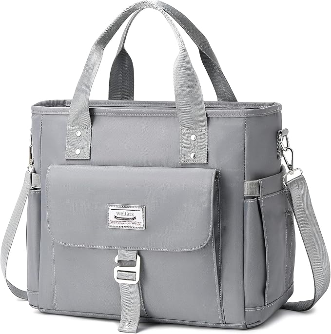 Weitars Lunch Bag for Men Women,Leak Proof Lunch Box for Work,Large Lunch Tote Bag with Removable Shoulder Strap,Insulated Lunch Bag for Picnic Hiking