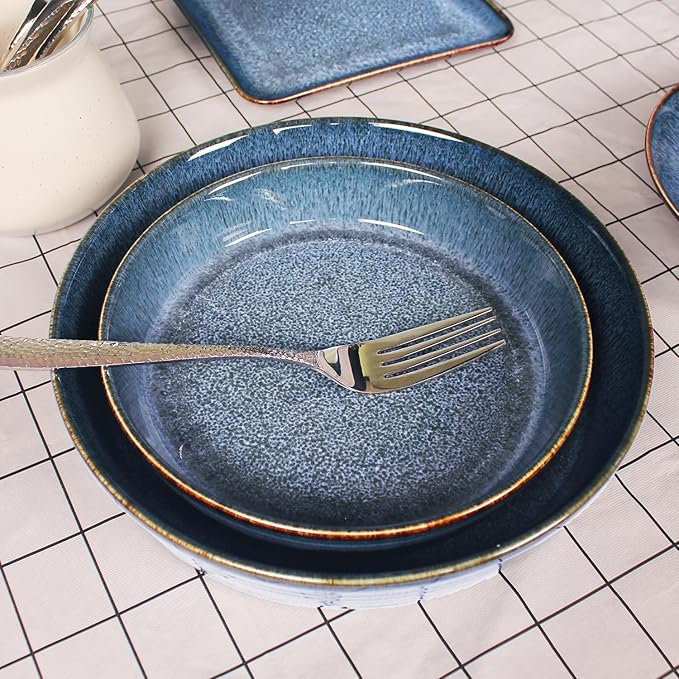 Porcelain Au Gratin Dishes,Baking Dish microwave & Oven Safe, Casserole Dishes, Gratin Dishes Set for Lasagna & Cobblers, 17 oz 7.9 INCH