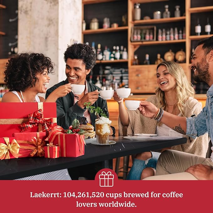 Espresso Machine 20 Bar, Professional Espresso Maker with Milk Frother Steam Wand, Compact Coffee Machine with Removable Water Tank for Cappuccino, Latte, Gift for Dad or Mom, Stainless Steel, Red