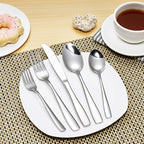 Stainless Steel Silverware Cutlery Set,50- Piece,Service for 10