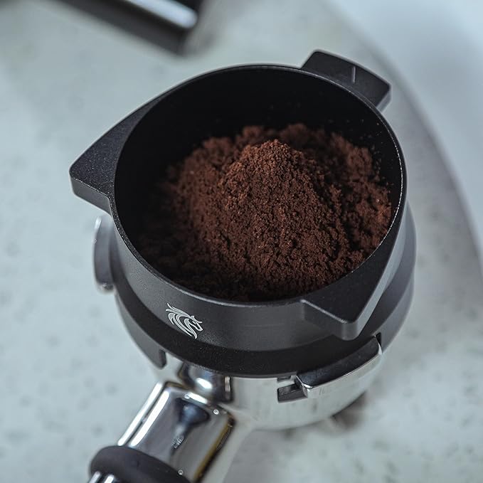 54mm Dosing Funnel Breville Compatible Espresso Puck Screen Set Grinder Trigger Portafilter Funnel and Filter Premium Espresso Accessories