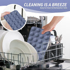 2 Pack 24 Cups Silicone Mini Muffin Pan with Metal Reinforced Frame Silicone Molds Cupcake Pans Tray Egg Bites Circle Cookie Molds Muffin Tin Tart Pans Baking Sheet Set for Breakfast Sandwiches