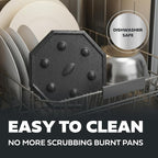 SimmerMat Heat Diffuser - Flame Diffuser Stove Cover Ring - Fire Diffuser for Any Type of Electric or Gas Stove - Dishwasher Safe Stove Top Cover - Steel Plates for Simmering and Slow Cooking - 1 Pack