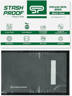 Vacuum Seal Bags 8" x 12" (100 Count) 5.5 Mil (Black and Clear) - BPA Free Commerical Grade Food Saver for Storage, Sous Vide, and Meal Prep Sealer Bag