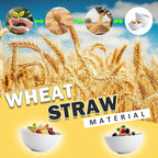Wheat Straw Cereal Bowls 40 OZ, Unbreakable Bowls Set of 6, Microwave & Dishwasher Safe Bowl for Kitchen, Reusable Plastic Bowl for Cereal, Soup, Salad and Ramen, White