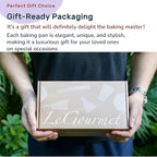 LeGourmet Nonstick Bread Loaf Pan 9 X 5 Inch, Ceramic Coating, Non-Toxic, Rust Resistant Aluminized Steel, Perfect 1 lb Baking Dish for Meatloaf, Pound Cake & Brownie (Butter)